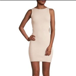 Bec + Bridge Alexis Cream Rib Knit Dress NWT